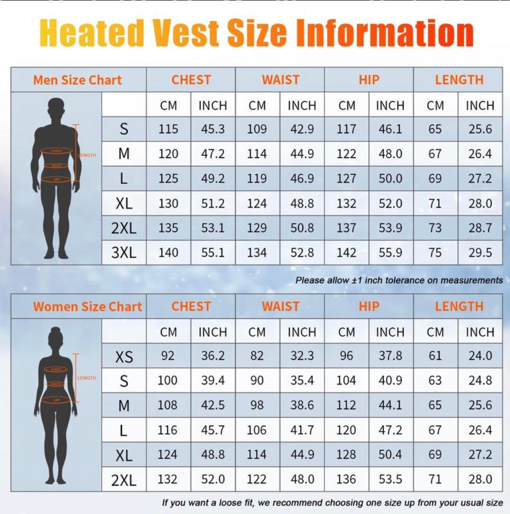 Heated Vest for Men and Women